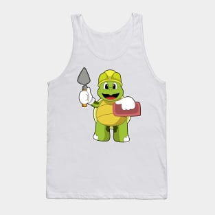 Turtle as Mason with Stone Tank Top